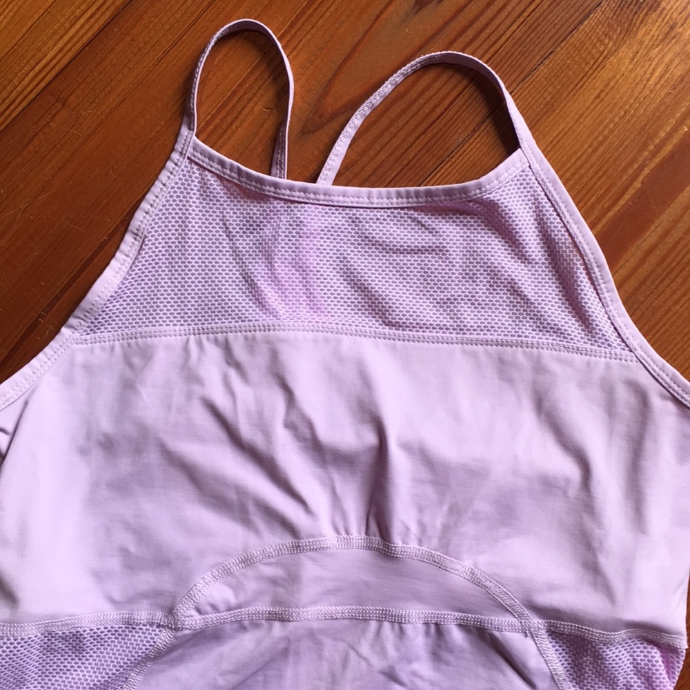 Lavender workout tank by Lija EUC! - Picture 2 of 8